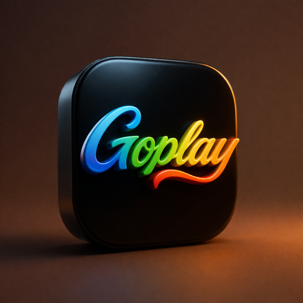 GoPlay app gaming dashboard with multiple online games and reward system